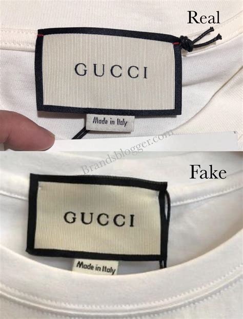 fake vintage gucci shirt|authentic gucci tag.